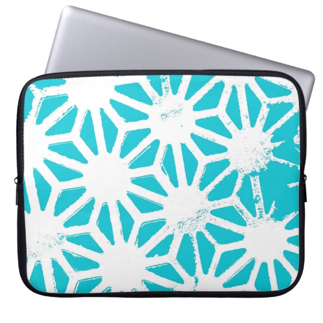 geometrisches Muster Laptopschutzhülle (Vorderseite)