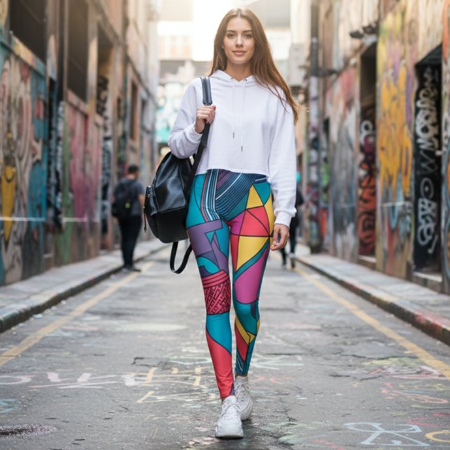 Geometrisches Muster Leggings (Von Creator hochgeladen)