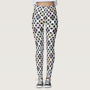 Geometrisches Muster, mehrfarbig Leggings