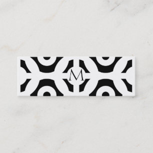 Geometrisches Muster Mini Visitenkarte