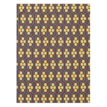 Geometrisches Muster mit orangefarbenen und blauen