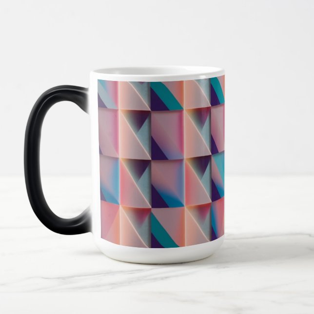Geometrisches Muster - Morphing Tasse 15 oz (Links)