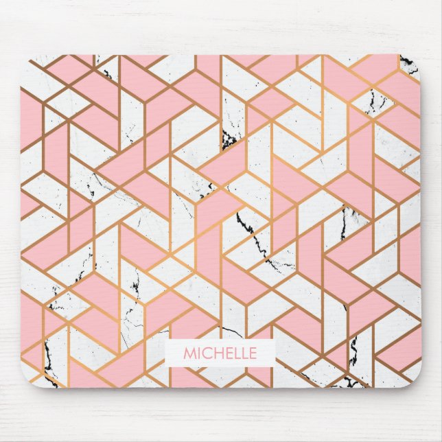 Geometrisches Muster Mousepad (Vorne)