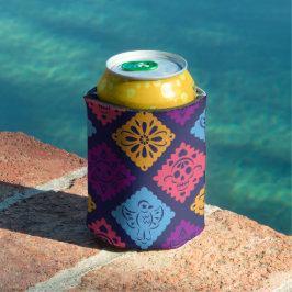 Geometrisches Muster Multicolor Foam Can Cooler Dosenkühler