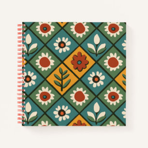 Geometrisches Muster-Notebook Notizbuch