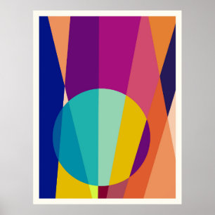 Geometrisches Muster Poster
