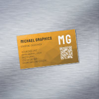 geometrisches Muster QR-Code für Orange-Gefälle