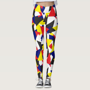 Geometrisches Muster Seeflaggen farbenfroh Leggings