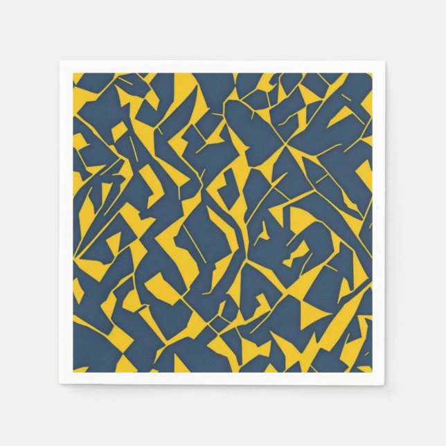 Geometrisches Muster Serviette (Vorderseite)