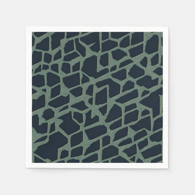 Geometrisches Muster Serviette (Vorderseite)