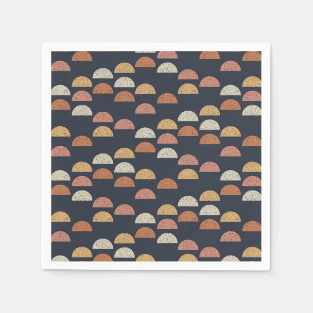 Geometrisches Muster Serviette (Vorderseite)