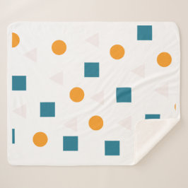 Geometrisches Muster Sherpa Blanket - Gemütlich &  Sherpadecke