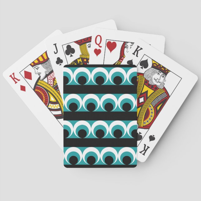 Geometrisches Muster Spielkarten (Rückseite)