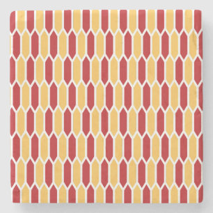 Geometrisches Muster Steinuntersetzer