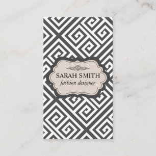 Geometrisches Muster Visitenkarte