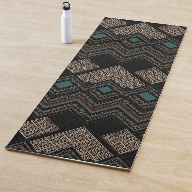 Geometrisches Muster  Yogamatte (Beispiel)