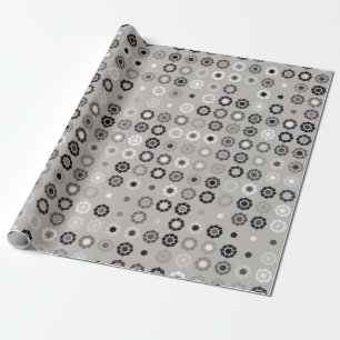 Geometrisches Musterdesign abstrakt, kunstvoll, gr Geschenkpapier