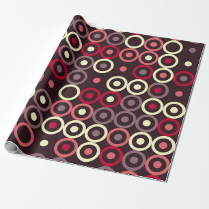 Geometrisches Musterdesign abstrakt, kunstvoll, gr Geschenkpapier