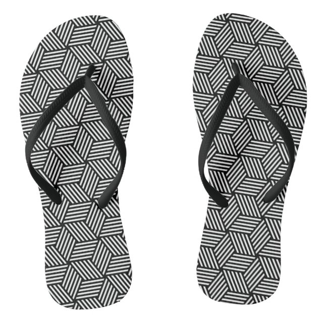 Geometrisches Musterdesign Flip Flops (Fußbett)