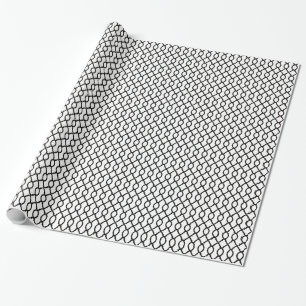 Geometrisches Mustergitter Geschenkpapier