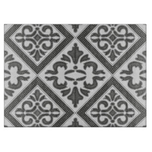 Geometrisches Mustergitter Schneidebrett