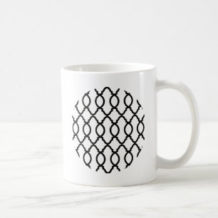 Geometrisches Mustergitter Tasse