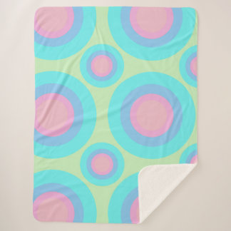 Geometrisches Musterrücklauf Sherpadecke