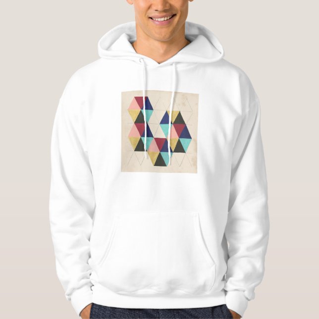Geometrisches Musterspiel III Hoodie (Vorderseite)
