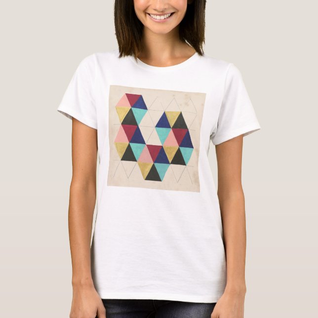 Geometrisches Musterspiel III T-Shirt (Vorderseite)
