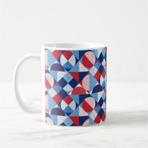 Geometrisches nahtloses Muster des Sommers Kaffeetasse