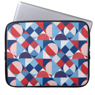Geometrisches nahtloses Muster des Sommers Laptopschutzhülle