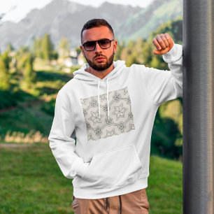 Geometrisches, nahtloses Muster Hoodie