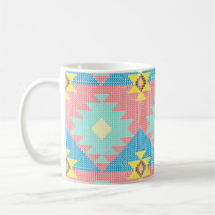 Geometrisches nahtloses Musterdesign, Wohngestaltu Kaffeetasse