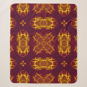 Geometrisches Nahtloses Retro-Design. geometrisch Sherpadecke