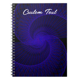 Geometrisches Notebook mit zwei Klammern nach oben Notizblock