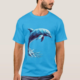 Geometrisches Ocean Grace T-Shirt