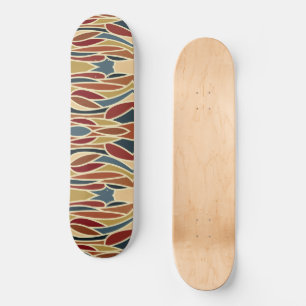 Geometrisches opak gestanztes Glasdesign Skateboard