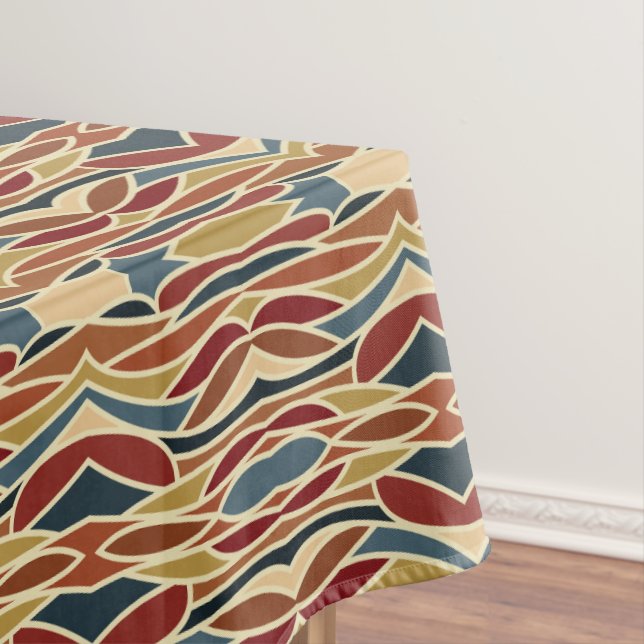 Geometrisches opak gestanztes Glasdesign Tischdecke (Beispiel)