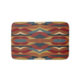 Geometrisches, optisches, gestanztes Glas Abstrakt Badematte