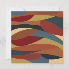 Geometrisches, optisches, gestanztes Glas Abstrakt Mitteilungskarte