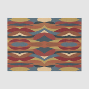 Geometrisches, optisches, gestanztes Glas Abstrakt Seidenpapier