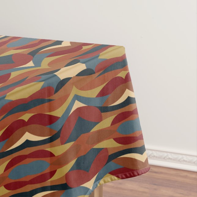 Geometrisches, optisches, gestanztes Glas Abstrakt Tischdecke (Beispiel)