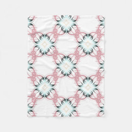 Geometrisches Ornament. Fleecedecke
