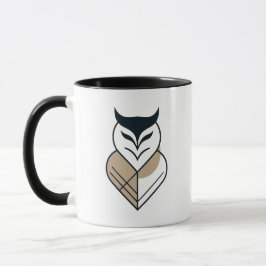 Geometrisches OWL-Logo Tasse