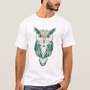 Geometrisches Owl T-Shirt