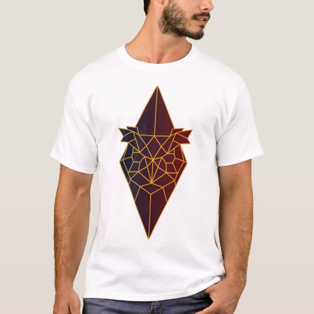 Geometrisches Owl T-Shirt (Vorderseite)