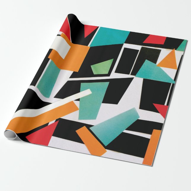 Geometrisches Papier Geschenkpapier (Ungerollt)