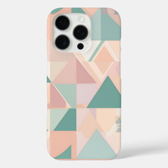 📱 "Geometrisches Pasteldesign" 🎨 🔷 Case-Mate iPhone Hülle (Rückseite)