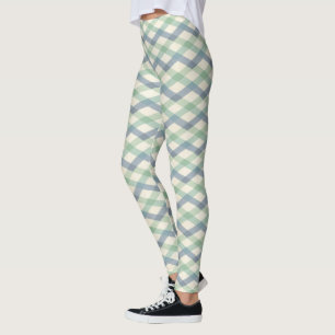 Geometrisches Pastellmuster Geo-Schritt-  im Leggings