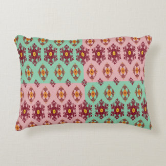 Geometrisches Patchwork-Wurfkissen – Modernes Lila Dekokissen